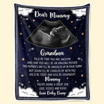 Custom Photo Hold Me Close To You - Family Personalized Custom Blanket - Baby Shower Gift, Gift For First Mom