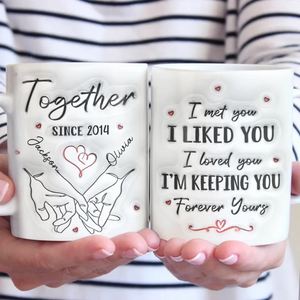 You're My Queen - Couple Personalized Custom 3D Inflated Effect Printed Mug - Gift For Husband Wife, Anniversary