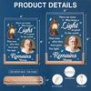 Custom Photo You Are Not Alone - Memorial Personalized Custom Shaped 3D LED Walnut Night Light - Sympathy Gift For Family Members