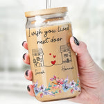 Custom Name Neighbor Friendship Gifts - Personalized Glass Cup