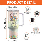 Just A Girl Who Loves Dogs - Dog & Cat Personalized Custom 40 Oz Stainless Steel Tumbler With Handle - Gift For Pet Owners, Pet Lovers