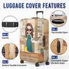 Just A Guy Who Loves Traveling - Travel Personalized Custom Luggage Cover - Holiday Vacation Gift, Gift For Adventure Travel Lovers
