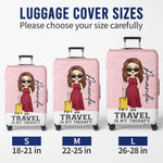 Custom Name Travel Gifts for Women - Personalized Luggage Cover