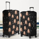 Custom Photo Always Take The Scenic Route - Travel Personalized Custom Luggage Cover - Holiday Vacation Gift, Gift For Travel Lovers