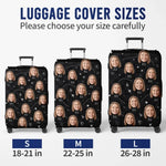 Custom Photo Always Take The Scenic Route - Travel Personalized Custom Luggage Cover - Holiday Vacation Gift, Gift For Travel Lovers