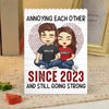 Annoying Each Other Still Going Strong - Couple Personalized Custom Vertical Rectangle Shaped Building Brick Blocks - Gift For Husband Wife, Anniversary