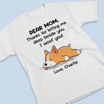 Custom Dog Name Gifts for Mom - Personalized Apparel