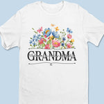 Custom Name Grandma Gifts for Women - Personalized Apparel
