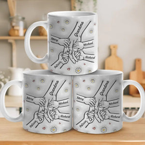A Mother's Arms Are Made Of Tenderness - Family Personalized Custom 3D Inflated Effect Printed Mug - Mother's Day, Gift For Mom, Grandma