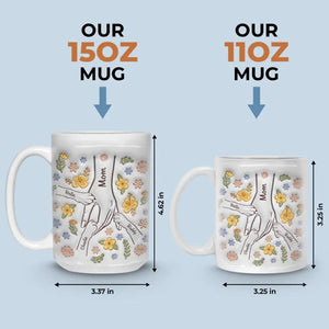 Time Spent With Cats Is Never Wasted - Dog & Cat Personalized Custom 3D Inflated Effect Printed Mug - Mother's Day, Gift For Pet Owners, Pet Lovers