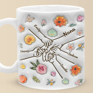 A Nana Is Someone Who's Dear In Every Way - Family Personalized Custom 3D Inflated Effect Printed Mug - Mother's Day, Gift For Mom, Grandma