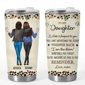 Sometimes You Forget You're Awesome - Family Personalized Custom Tumbler - Gift For Daughter