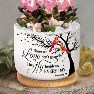 I'm Always With You - Memorial Personalized Custom Home Decor Ceramic Plant Pot - Sympathy Gift For Family Members