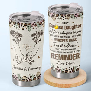 You Can Withstand The Storm - Family Personalized Custom Tumbler - Mother's Day, Gift For Mom, Daughter