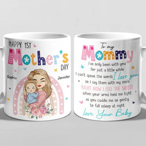 Mother’s Love Is Peace - Family Personalized Custom Mug - Mother's Day, Baby Shower Gift, Gift For First Mom