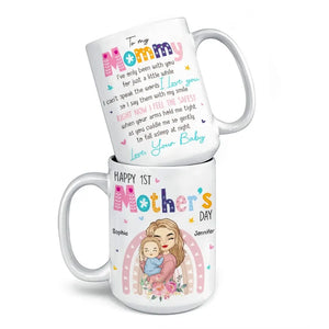 Mother’s Love Is Peace - Family Personalized Custom Mug - Mother's Day, Baby Shower Gift, Gift For First Mom