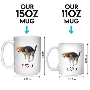 We Make Eye Contact - Dog & Cat Personalized Custom Mug - Mother's Day, Gift For Pet Owners, Pet Lovers