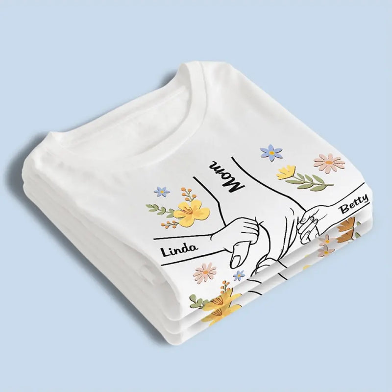 We Are Born Of Love, Love Is Our Mummy - Family Personalized Custom Unisex T-shirt, Hoodie, Sweatshirt - Mother's Day, Gift For Mom, Grandma