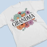 Colorful Floral Grandma Gifts for Grandmothers - Apparel