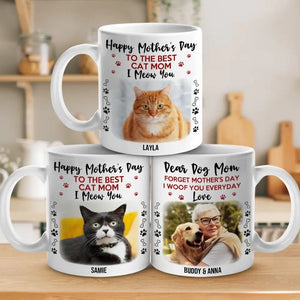 Custom Photo My Mother Is A Walking Miracle - Dog & Cat Personalized Custom Mug - Mother's Day, Gift For Pet Owners, Pet Lovers