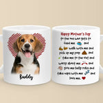 Custom Pet Photo Mother's Day Gifts for Dog Moms - Personalized Mugs
