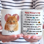 Custom Photo You’re A Superhero - Dog & Cat Personalized Custom Mug - Mother's Day, Gift For Mom, Cat Lovers