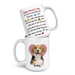 Custom Pet Photo Mother's Day Gifts for Dog Moms - Personalized Mugs