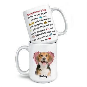 Custom Photo Life Doesn’t Come With A Manual - Dog & Cat Personalized Custom Mug - Mother's Day, Gift For Pet Owners, Pet Lovers