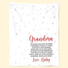 Wrap Yourself Up In My Love - Family Personalized Custom Blanket - Mother's Day, Gift For Mom, Grandma