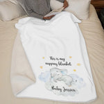 This Is My Napping Blanket - Family Personalized Custom Blanket - Gift For Baby, New Moms, New Dads