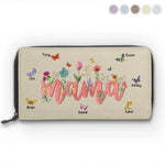 We Have The Best Mommy Ever - Family Personalized Custom Leather Long Wallet - Mother's Day, Gift For Mom, Grandma