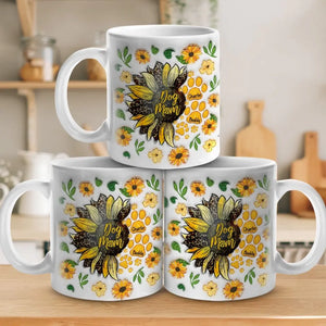 Your Love Shines Bright Like A Sunflower - Dog & Cat Personalized Custom 3D Inflated Effect Printed Mug - Mother's Day, Gift For Pet Owners, Pet Lovers