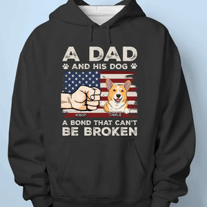 A Dad And His Dogs - Dog Personalized Custom Unisex T-shirt, Hoodie, Sweatshirt - Father's Day, Gift For Pet Owners, Pet Lovers
