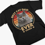 Custom Name Best Cat Dad Gifts for Cat Lovers - Personalized Apparel