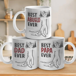 Best Daddy Ever - Family Personalized Custom 3D Inflated Effect Printed Mug - Father's Day, Gift For Dad, Grandpa