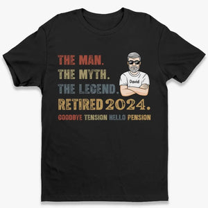 The Myth, The Legend - Personalized Custom Unisex T-shirt, Hoodie, Sweatshirt - Appreciation, Retirement Gift For Coworkers, Work Friends, Colleagues