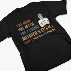 The Myth, The Legend - Personalized Custom Unisex T-shirt, Hoodie, Sweatshirt - Appreciation, Retirement Gift For Coworkers, Work Friends, Colleagues