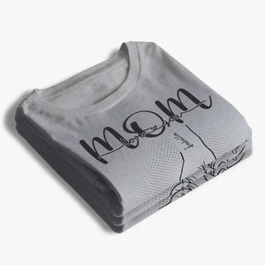 A Mother's Love Is Forever & Always - Family Personalized Custom Unisex T-shirt, Hoodie, Sweatshirt - Mother's Day, Gift For Mom, Grandma