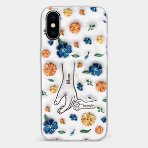 Best Mom Ever Ever - Family Personalized Custom 3D Inflated Effect Printed Clear Phone Case - Mother's Day, Gift For Mom, Grandma