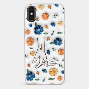 Best Mom Ever Ever - Family Personalized Custom 3D Inflated Effect Printed Clear Phone Case - Mother's Day, Gift For Mom, Grandma