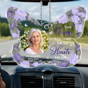 Custom Photo I Am Always With You - Memorial Personalized Custom Car Ornament - Acrylic Custom Shaped - Sympathy Gift For Family Members