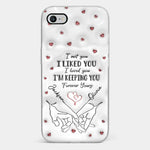 From Our First Kiss Till Our Last Breath - Couple Personalized Custom 3D Inflated Effect Printed Clear Phone Case - Gift For Husband, Wife