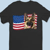 Custom Photo American Flag - Dog & Cat Personalized Custom Unisex T-shirt, Hoodie, Sweatshirt - Gift For Pet Owners, Pet Lovers
