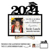 Custom Photo Live Life To Its Fullest & Make It A Masterpiece - Family Personalized Custom 2-Layered Wooden Plaque With Stand - Graduation Gift For Siblings, Brothers, Sisters
