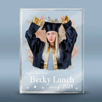 Custom Photo Happy Graduation - Family Personalized Custom Rectangle Shaped Acrylic Plaque - Graduation Gift For Siblings, Brothers, Sisters