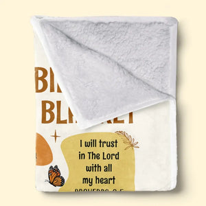 My Daily Bible -Yoga Personalized Custom Blanket - Gift For Yoga Lovers