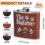 Dog Is God Spelled Backward - Dog Personalized Custom Hip Flask - Father's Day, Gift For Pet Owners, Pet Lovers