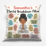 My Daily Affirmations Pillow - Yoga Personalized Custom Pillow - Gift For Yoga Lovers