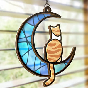 Smile Because It Happened - Memorial Personalized Window Hanging Suncatcher - Sympathy Gift For Pet Owners, Pet Lovers