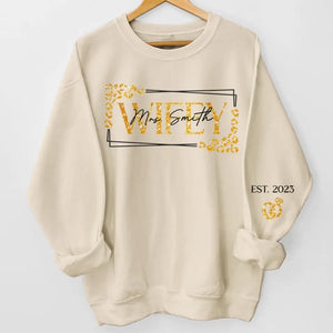 Tu appartiens à moi - Sweat-shirt unisexe personnalisé avec motif sur la manche - Cadeau pour mari et femme, anniversaire